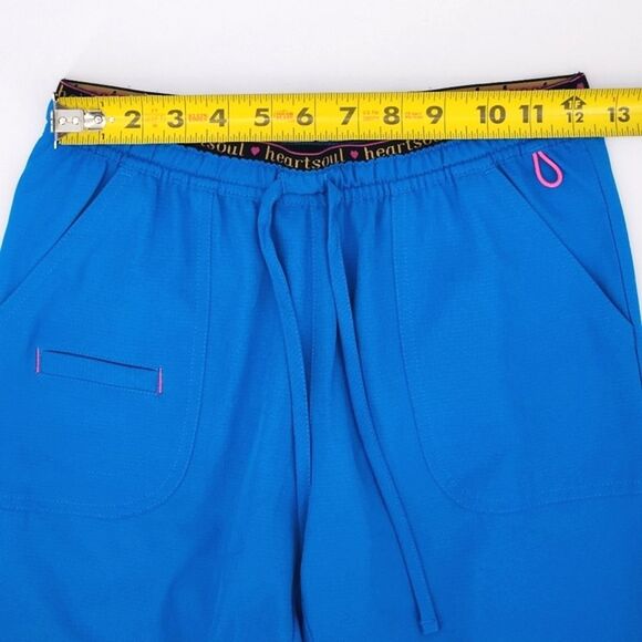 Heart Soul Break On Through Scrubs Pants Womens Size XS Wide Leg 20110 Nurse - Picture 3 of 7